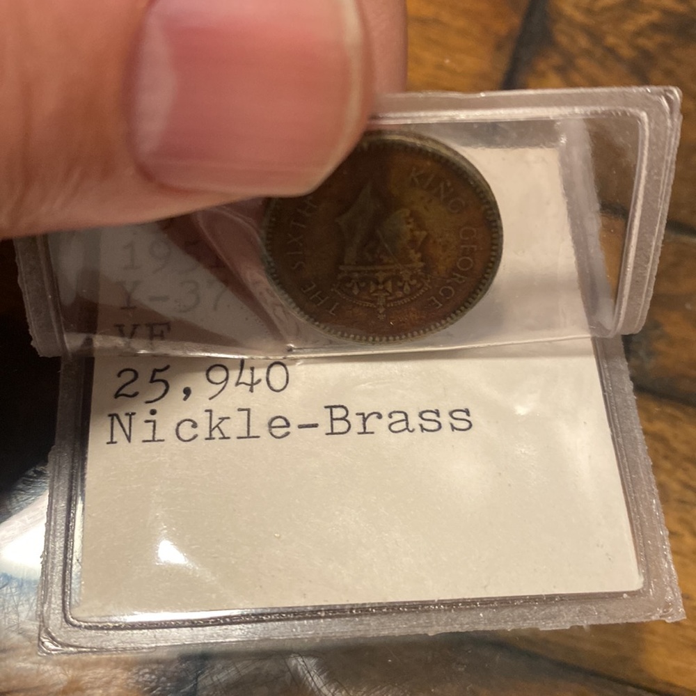 Ceylon 25 cents 1951 VF Nickel-Brass - Picture 3 of 3